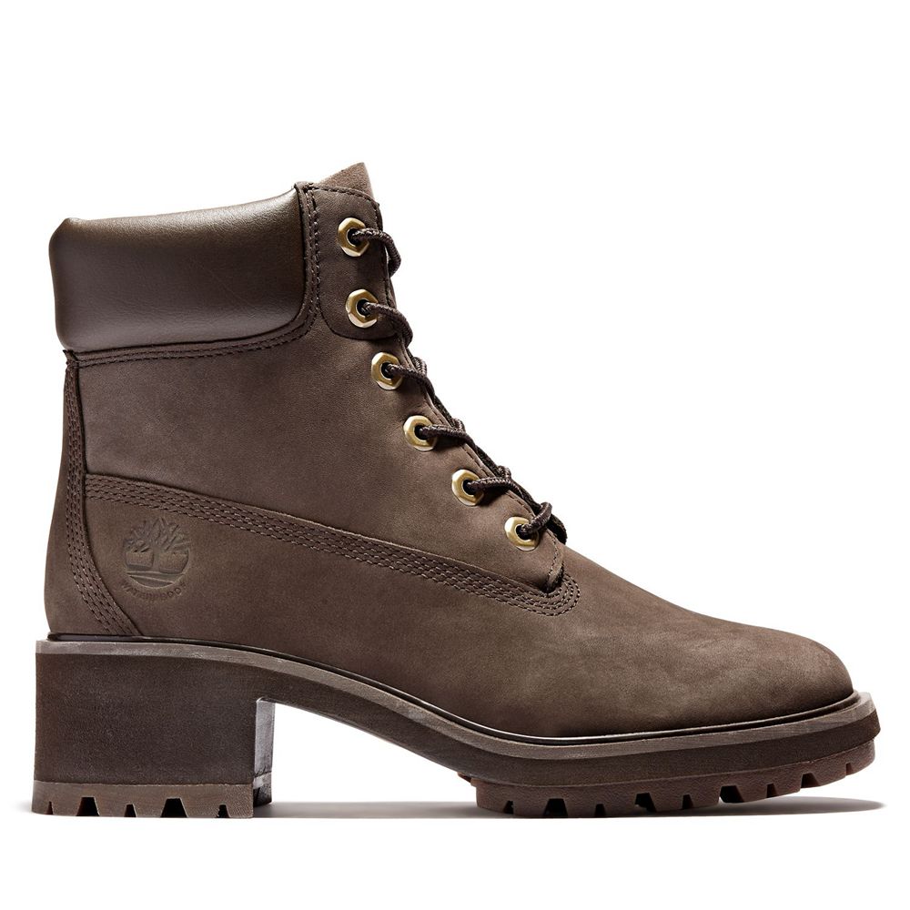 Timberland 6-Inch Μποτακια Γυναικεια Βαθυ Καφε - Kinsley Waterproof - Greece 7019284-MO